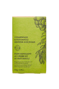 Crate 61 Organics Inc. Cedarwood & Patchouli Scrub Bar - 8 x 154g - Budelas