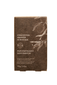 Crate 61 Organics Inc. Unscented Shower Scrub Bar - 8 x 110g - Budelas