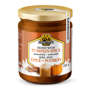Dutchman's Gold Inc. Pumpkin Spice Raw Honey 330g - Budelas