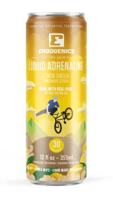 Liquid Adrenaline - Lemon Ginger (12 x 355ml) - Budelas