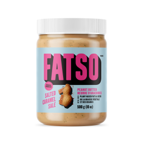 Fatso Crunchy Salted Caramel Peanut Butter 500g - Budelas