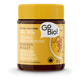 Low Sodium Organic Chicken Broth Powder - 6 x 75g - Budelas