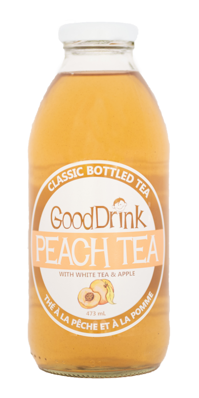 GoodDrink Tea Peach 12x473ml - Budelas