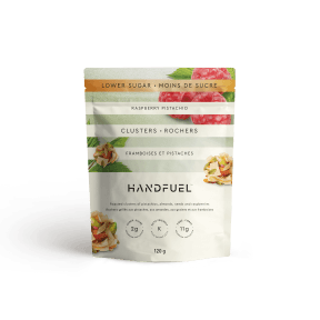 Handfuel Raspberry Pistachio Clusters 12 x 120g - Budelas