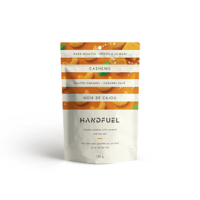 Handfuel Cashews Salted Caramel 12 x 150g - Budelas