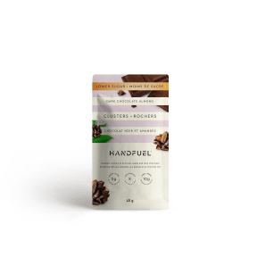 Handfuel Dark Chocolate Almond Cluster 12 x 40g - Budelas