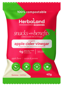 Herbaland Apple Cider Vinegar - 12 x 40g - Budelas