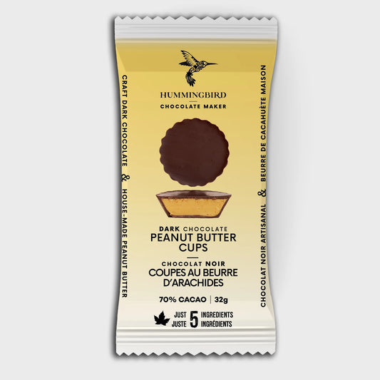 Hummingbird Dark Chocolate Peanut Butter Cups 12x32g - Budelas