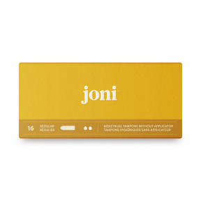 Joni Organic Regular Tampons 16 Ct. - Budelas
