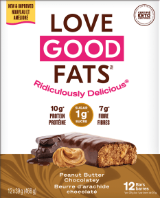 Love Good Foods Peanut Butter Chocolatey - 12 x 39g - Budelas