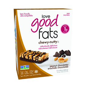 Love Good Foods Peanut Chocolatey - 12 x 40g - Budelas