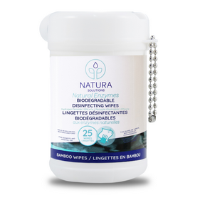 Natura Solutions - Biodegradable Disinfecting Wipes 25ct - Budelas
