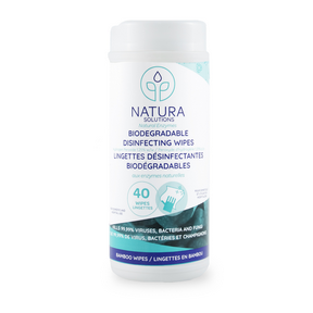 Natura Solutions - Biodegradable Disinfecting Wipes 40ct - Budelas