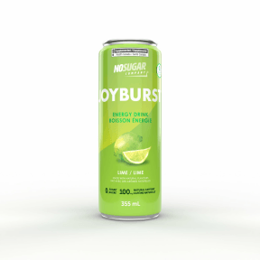 Joyburst Energy Drink Lime - 12 x 355ml - Budelas