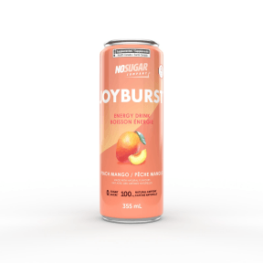 Joyburst Energy Drink Peach Mango - 12 x 355ml - Budelas