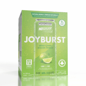 Joyburst Energy Drink Lime - 4pk - Budelas
