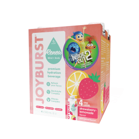 Joyburst Hydration Straw-Lemon - 4pk - Budelas