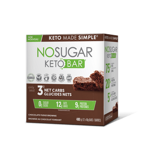 Keto Bar Choc Fudge Brownie - 12 x 40g - Budelas