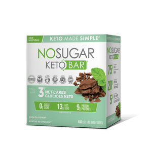 Keto Bar Choc Mint - 12 x 40g - Budelas