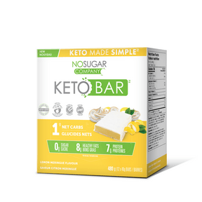 Keto Bar Lemon Meringue - 12 x 40g - Budelas