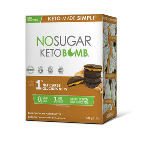 Keto Bomb - Dark Chocolate Peanut Butter - 30pk - Budelas