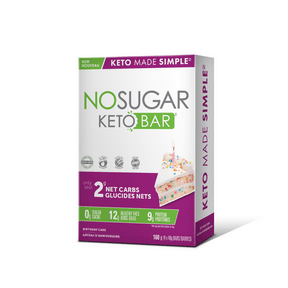 Keto Bar Birthday Cake - 4pk - Budelas