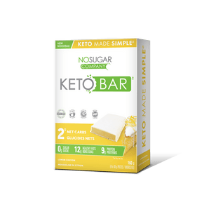 Keto Bar Lemon Meringue - 4pk - Budelas