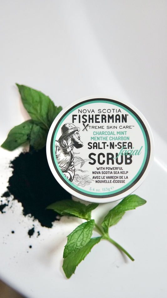 Nova Scotia Fisherman - Charcoal & Mint Facial Scrub - Budelas