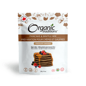 Organic Traditions Pancake And Waffle Mix - Chocolate 300g - Budelas