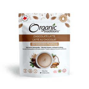Organic Traditions Chocolate Latte with Probiotics 150g - Budelas