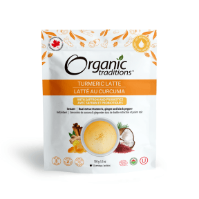 Organic Traditions Turmeric Latte with Probiotics 150g - Budelas