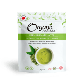 Organic Traditions Matcha Tea, Premium 100g - Budelas