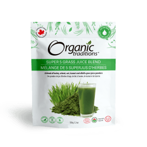 Organic Traditions Super 5 Grass Juice Blend 150g - Budelas