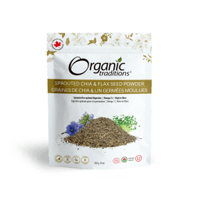 Organic Traditions Sprouted Chia/Flax 454g - Budelas
