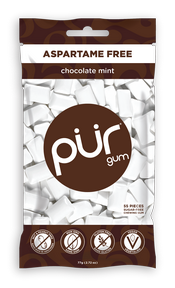PUR Gum Chocolate Mint - 12x55pc - Budelas