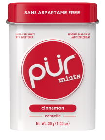 PUR Gum Mints - Cinnamon Tin - 12x30pc - Budelas