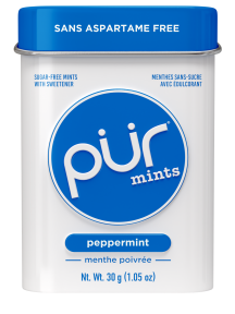 PUR Gum Mints - Peppermint Tin - 12x30pc - Budelas
