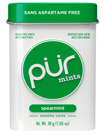 PUR Gum Mints - Spearmint Tin - 12x30pc - Budelas