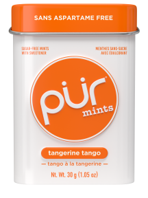 PUR Gum Mints - Tangerine Tango Tin - 12x30pc - Budelas