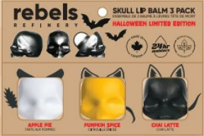 Halloween Skull Lip Balm 3PK - Budelas