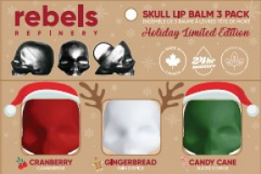 Holiday Skull Lip Balm 3PK - Budelas