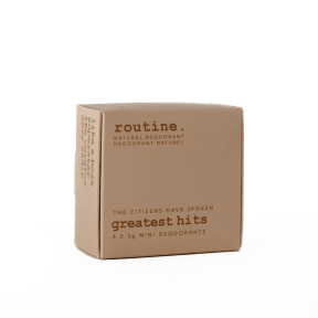 Routine Natural Beauty Greatest Hits Minis Kit 4pk - Budelas