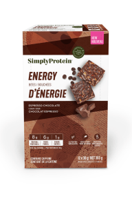 SimplyProtein Energy Bites Espresso Chocolate 12 x 30g - Budelas