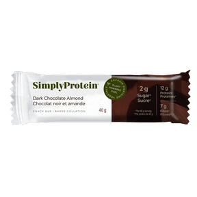 SimplyProtein Dark Chocolate Almond 12 x 40g - Budelas