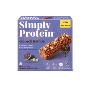 SimplyProtein Cookies & Crème Bar - Dipped 5pk - Budelas