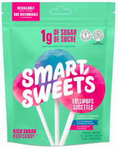 SmartSweets Lollipops - 10 x 85g - Budelas
