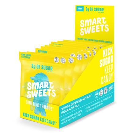 SmartSweets Sour Blast Buddies - 12 x 50g - Budelas