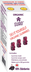 SURO DIY Organic Elderberry Gummies - 118ml - Budelas