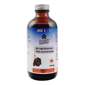 SURO Elderberry Syrup Nighttime 2-11 236ml - Budelas