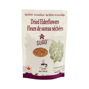 SURO Dried Organic Elderflowers 56.7g - Budelas
